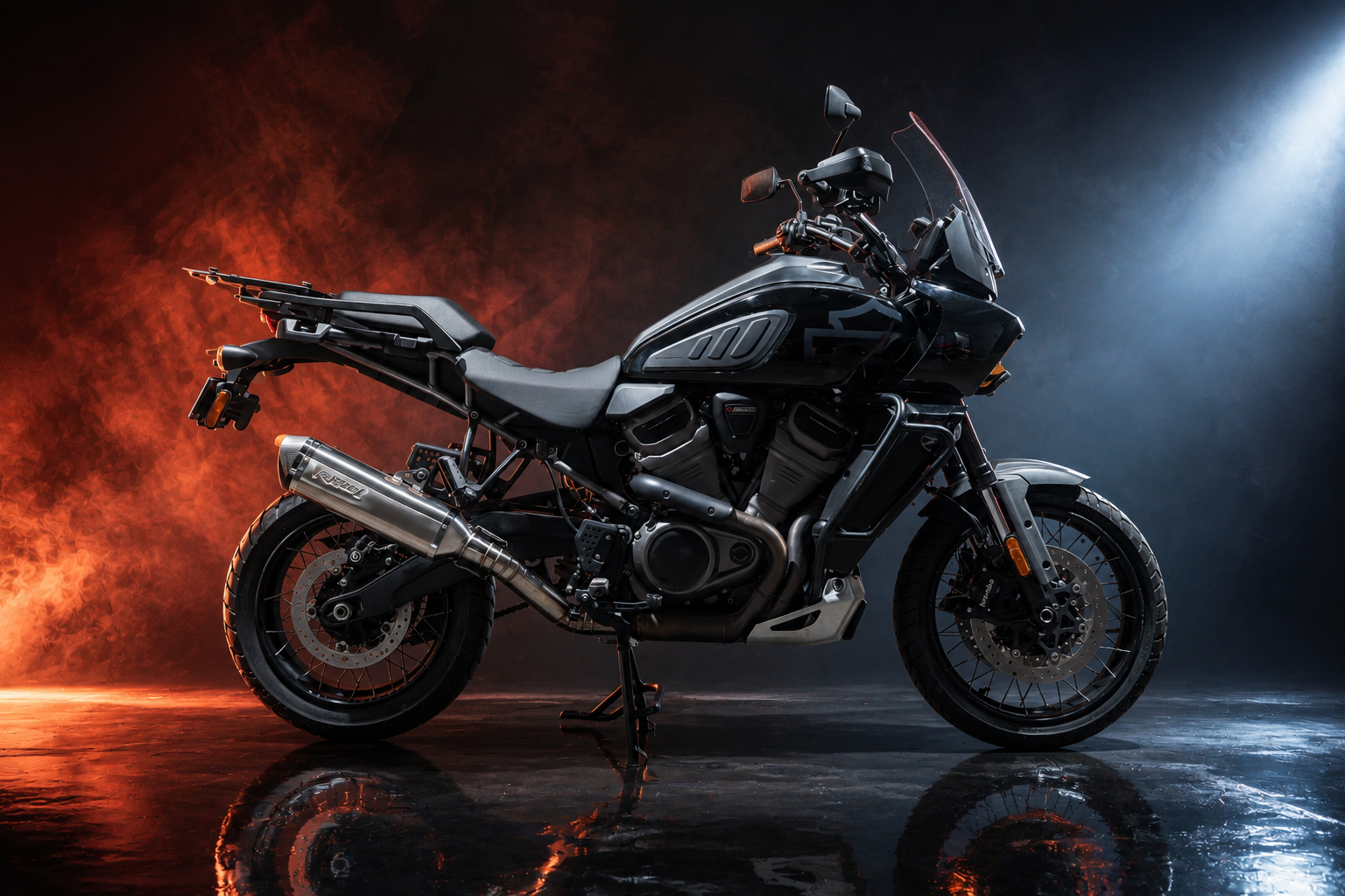 Installed performance exhaust on big bike